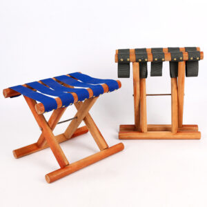 35#Small Wooden Mazza Stool/Non-Returnable - Image 1