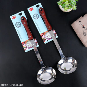 Beech wooden handle porridge ladle-5049 - Image 1
