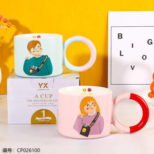 563 Cartoon Character Ceramic Mug - Image 1