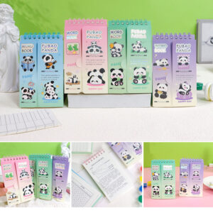 Panda stamping silver vocabulary book-XX-64925 80 sheets - Image 1