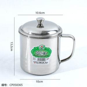 10cm Stainless Steel Mug - Image 3