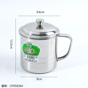 9cm Stainless Steel Mug - Image 3