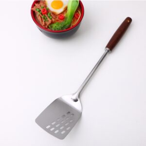 Ancient wood series slotted frying spatula - Image 1