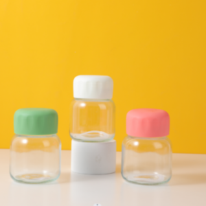 Shakable glass bottle 200ml - Image 1