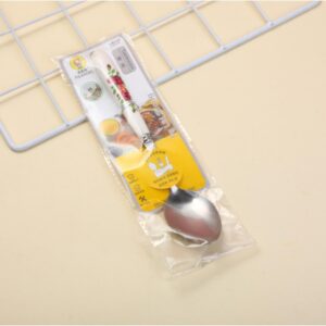 Ceramic handle cutlery pointed spoon-499 - Image 1