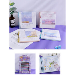 Flowing dream loose-leaf notebook 12pcs - Image 1