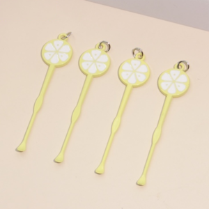 Lemon ear pick with bottle-yellow CU123 - Image 1