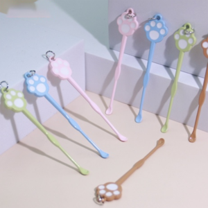 Cat claw ear pick with bottle-blue CU124 - Image 1