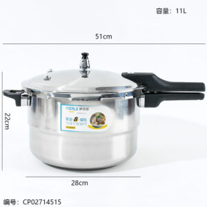 Yierle 28CM Stainless Steel Pressure Cooker 11L - Image 3