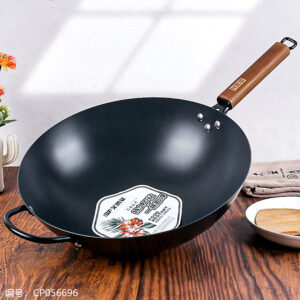 Abbotfi 34 Composite Nitride Frying Wok with Ears - Image 1