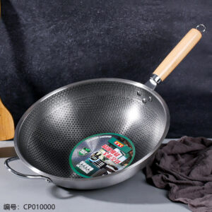 KitchenAid 34cm Single-Side Honeycomb Wok - Image 1