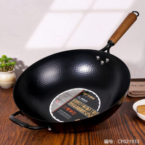 Abbofi  34 Fiddei Forged Wok with Ear - Image 1