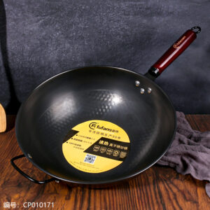 34cm Flat-Bottom Instant Heat Wok 1/2 - Image 1