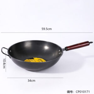 34cm Flat-Bottom Instant Heat Wok 1/2 - Image 3
