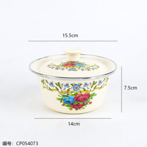 14cm Wrapped Porcelain Hand-washing Bowl/Non-Returnable - Image 3