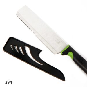 394 Little Cooking Star Black Handle 8-inch Long Slicing Knife 1*24 - Image 3