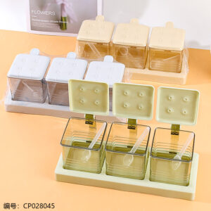 427 Three -compartments seasoning box - Image 1
