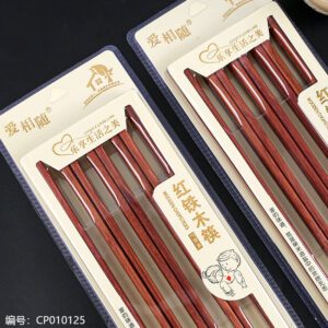 B-424 Red Iron wooden Chopsticks - Image 2