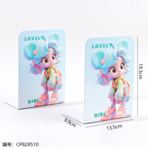6736-2Pcs Cute Girl Bookends - Image 3