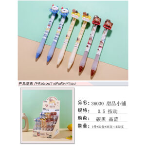 Dessert Shop Black 0.5 Grind & Go Push-Up Pen-36030 (1 PC) - Image 1