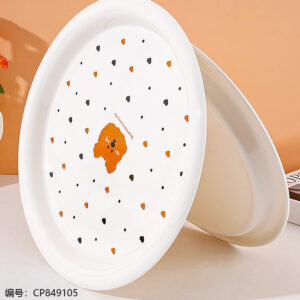 3952 Small Wide Edge Round Tray - Image 2