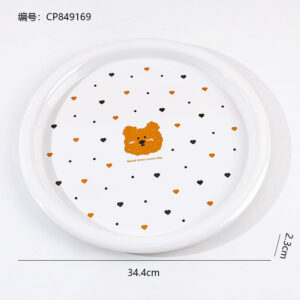 3953 Medium Wide Edge Round Tray - Image 3