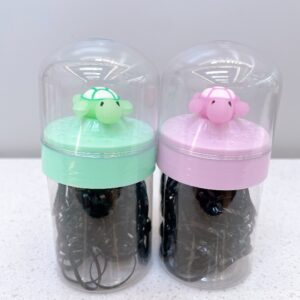 Crystal Ball Turtle Hair Ties (Black) - Image 1