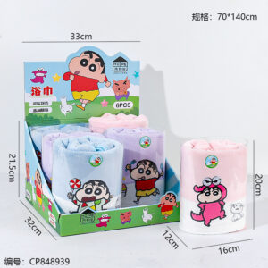 25031 Crayon Shin-chan Bath Towel - Image 4