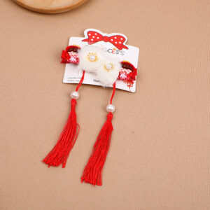 New Year Red Fringe Clip-16 - Image 1