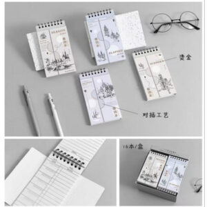 Hot stamping A7 Word Coil Notebook A270-3 80 sheets - Image 1