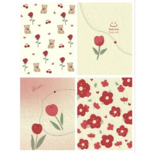 Little Bear Flower Series Vertical Edition Small 8518-3S - Image 1