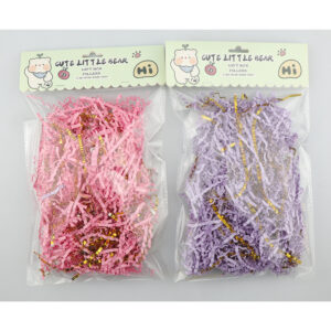Golden silk pleated mixed salad paper - Image 1