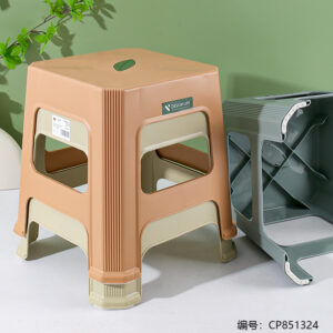 Line Pattern Small Stool-Mixed Color-2826-2 - Image 2