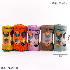 1273 Coral velvet quick-drying towel 1*5 - Image 3