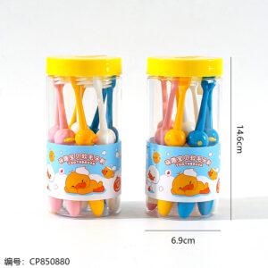 0197 Cute baby soft bristle toothbrushes 8-piece set - Image 3