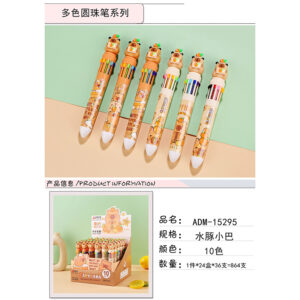 Capybara minibus ten color ballpoint pen 15295 - Image 1