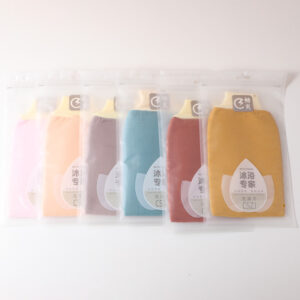 Polyester bath gloves-2102 - Image 1