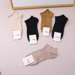 Deep color men's short socks - Image 1
