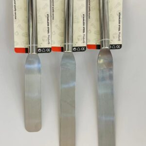 Small flat spatula with round tube handle - Image 1
