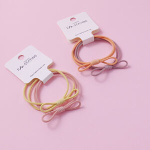 Bowknot rubber band 2pcs - Image 2