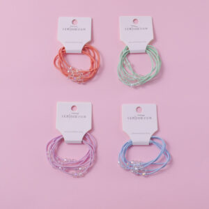Transparent Bead Hair Tie - Image 1