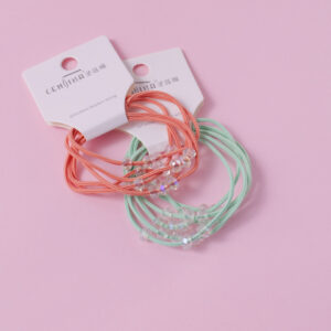 Transparent Bead Hair Tie - Image 2