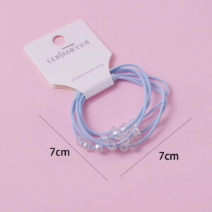 Transparent Bead Hair Tie - Image 3
