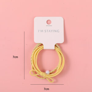 Bowknot combination rubber bands 3pcs - Image 2