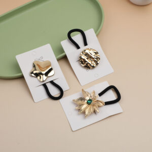 Golden Fashion Hair Tie - 11 - Image 1