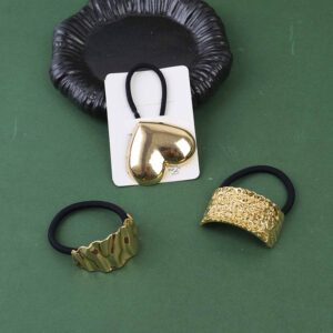 Golden Fashion Hair Tie - 16 - Image 1