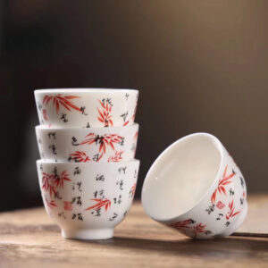 Red bamboo no. 17 cup 50ml - Image 1