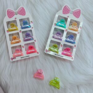 Colorful Small Claw Clip Combination Pack-4 - Image 1