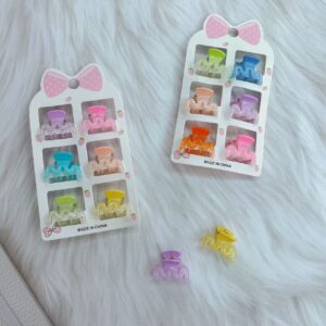 Colorful Small Claw Clip Combination Pack-9 - Image 1