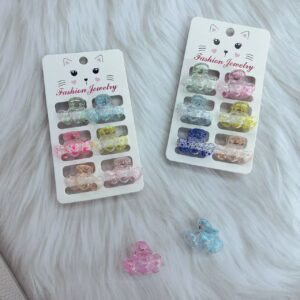 Colorful Small Claw Clip Combination Pack-21 - Image 1